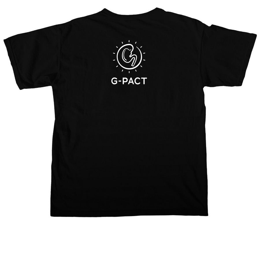 Surviving out of Spite, a Black Comfort Colors Unisex Tee (back-view)