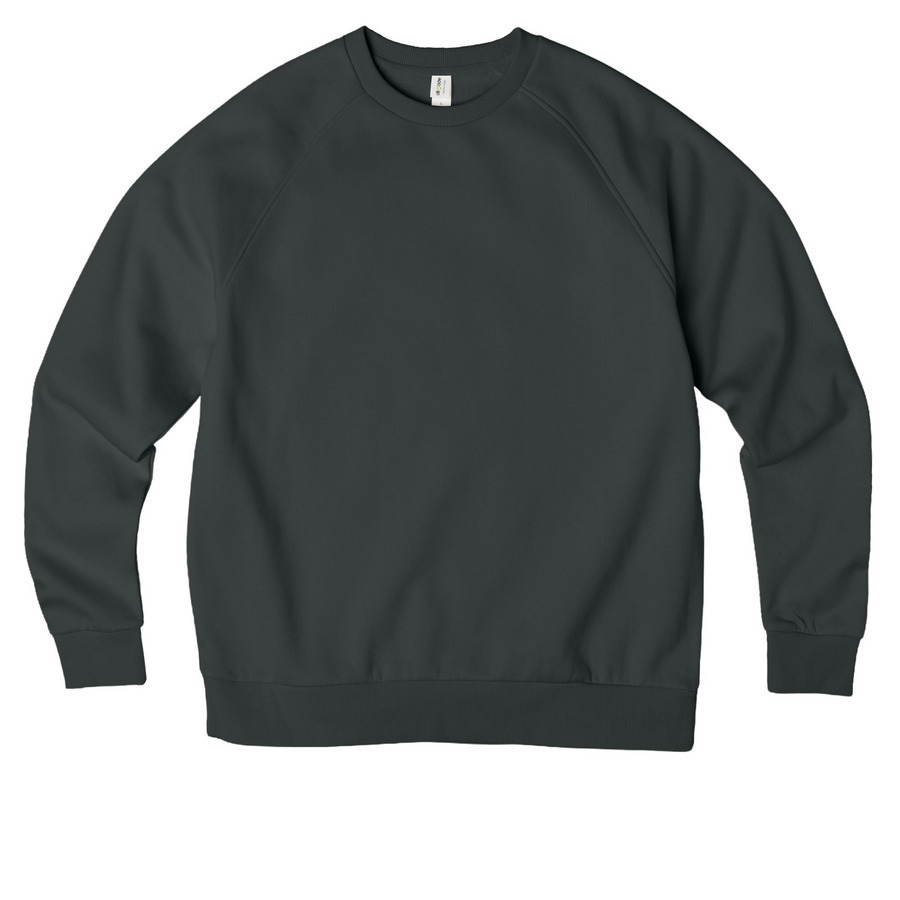 Stacked Logo, a Terrain Grey Allmade Organic CVC Crewneck Sweatshirt