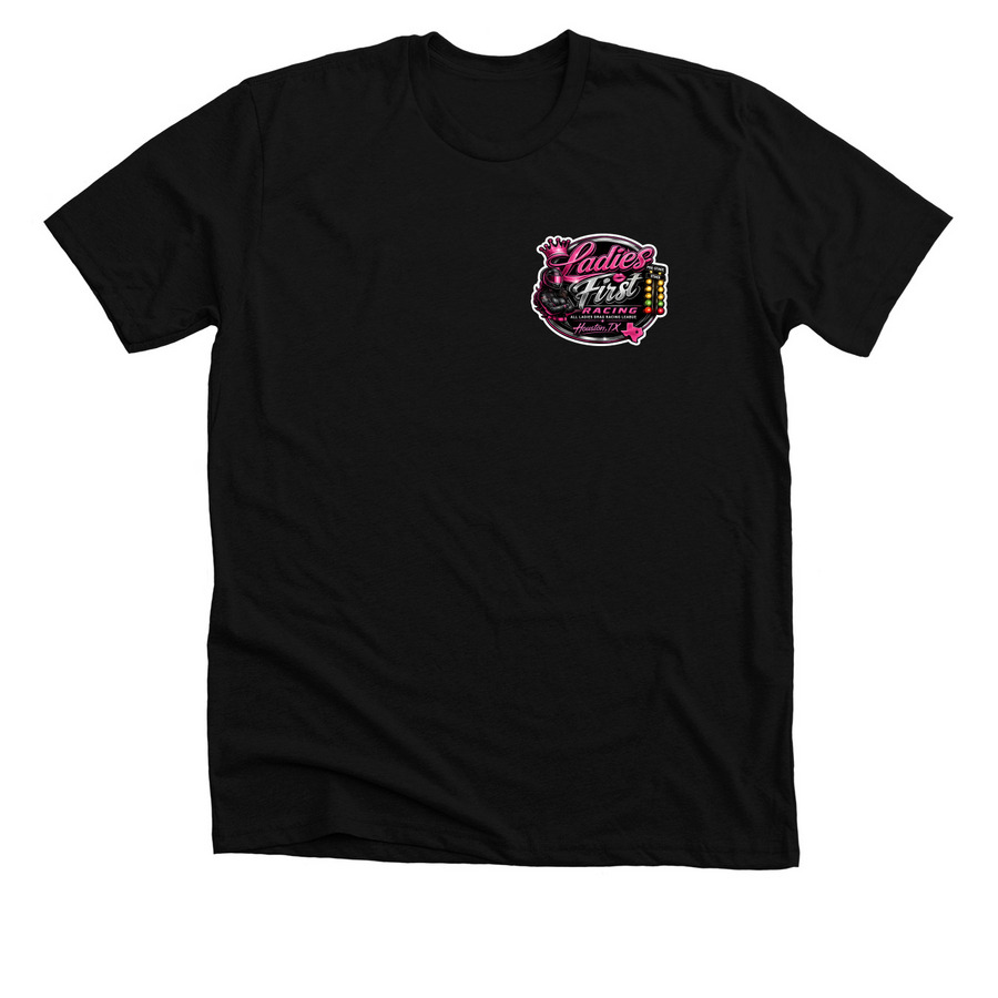 Winter Sale 4 Ladies 1st & Brackets 4 Babes, a Solid Black Blend Premium Unisex Tee