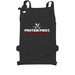 Protein First. Problems Later. Apron, a Black Cotton Canvas Pocket Apron