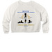 STEP@LSU 25-26 Merch, a Vintage White Women's Premium Cropped Raglan Sweatshirt (back-view)
