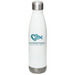 The Morgan Mission, a White Stainless Steel Water Bottle