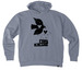 Love and Solidarity, a Basalt Grey Reclaimist Pullover Hoodie