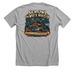 Sea Owl ? The Wreck Wakes Up, a Athletic Heather Premium Unisex Tee (back-view)