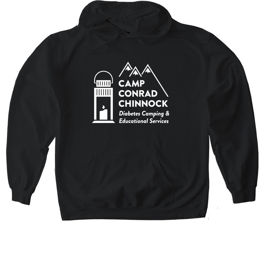 Camp Conrad Chinnock Hoodie, a Black Gildan Softstyle Pullover Hoodie