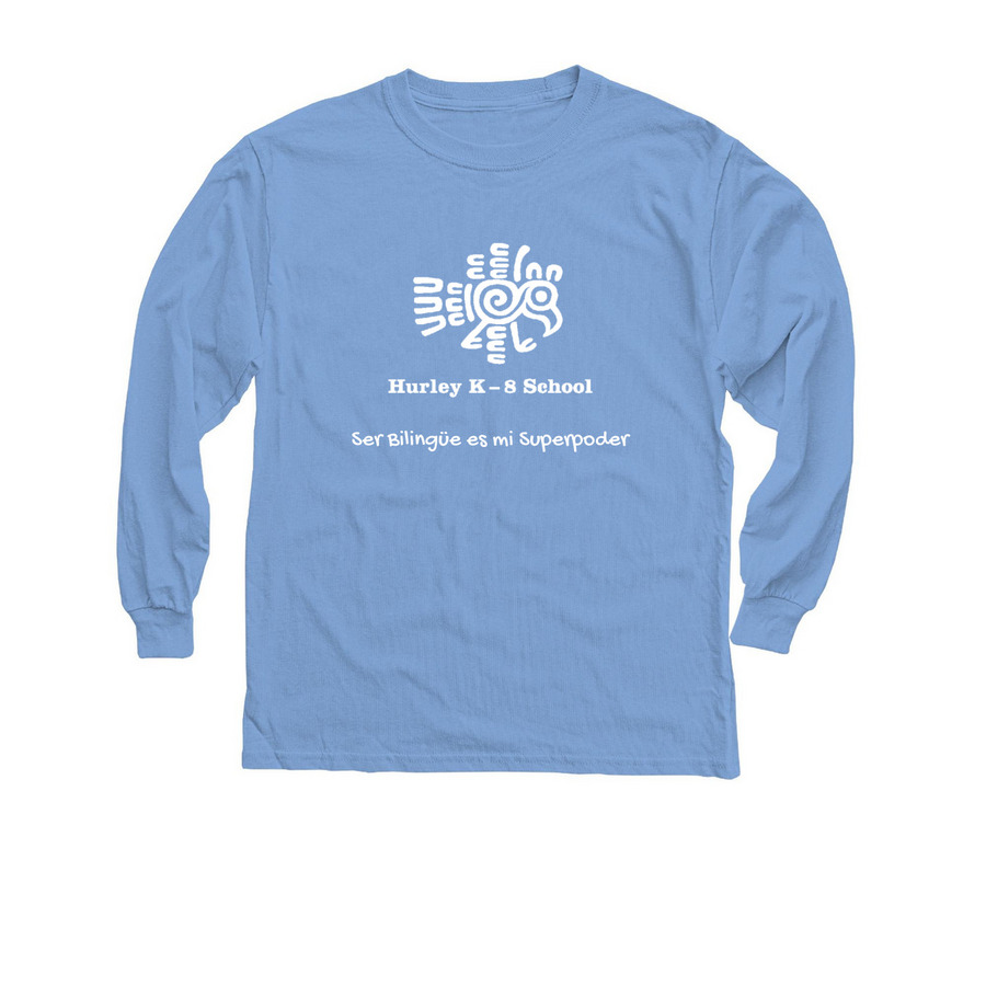 Kids' Tees, a Carolina Blue Youth Long Sleeve Tee