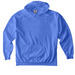 SO WILL I, a Flo Blue Comfort Colors Pullover Hoodie