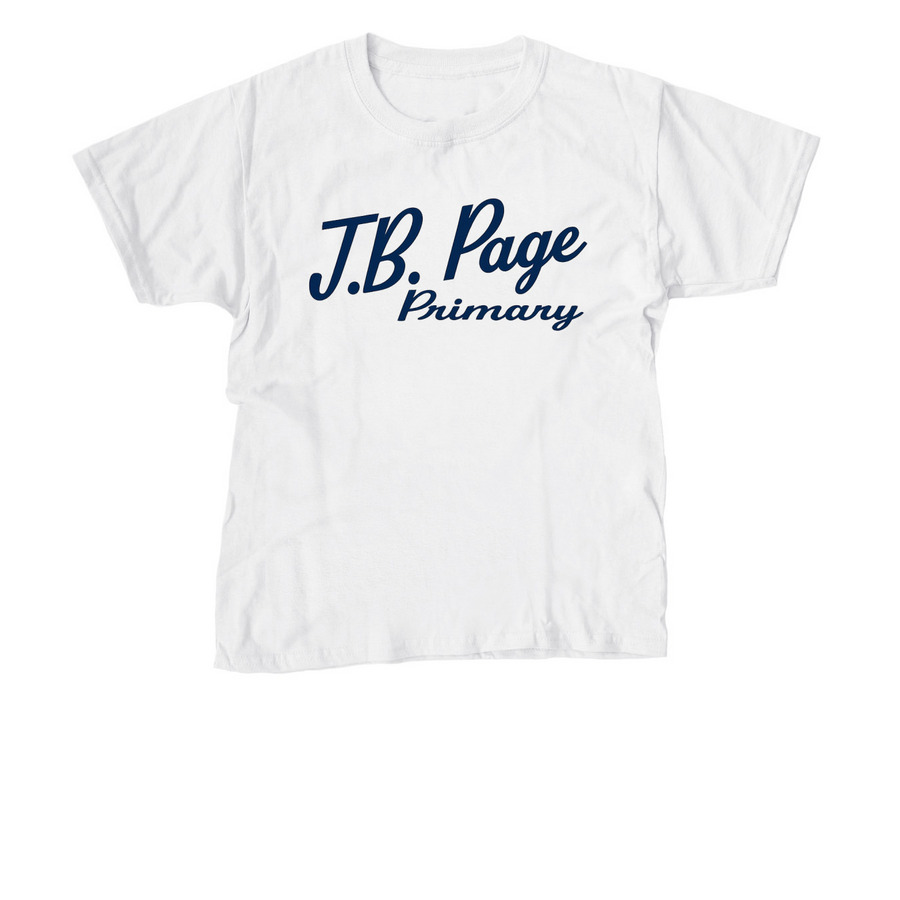 Page Primary Spirit Wear 2026 Collection, a White Youth Unisex Tee