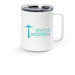 SeaMQG Travel Mug, a White Stainless Steel Travel Mug