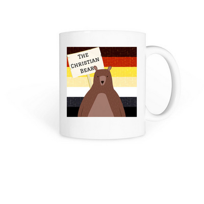 The Christian Bear, a White Coffee Mug