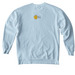 (Purple Logo) Crewnecks & Hoodies, a Chambray Comfort Colors Crewneck Sweatshirt (back-view)