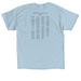 Adult&nbsp;'Hidalgo' Flashy Tees & Sweaters, a Light Blue Classic Unisex Tee (back-view)