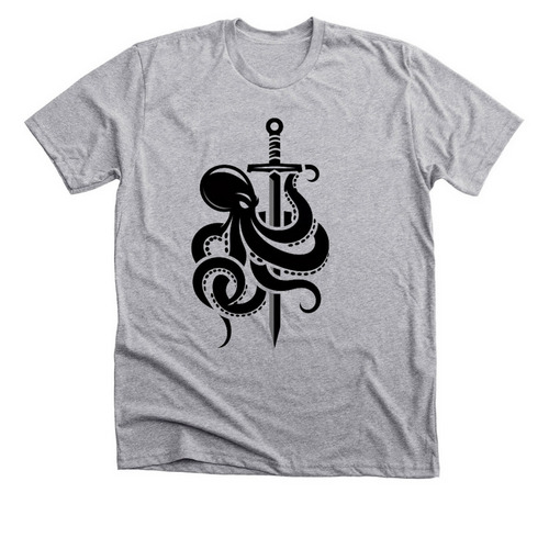Dark Treasure, a Athletic Heather Premium Unisex Tee