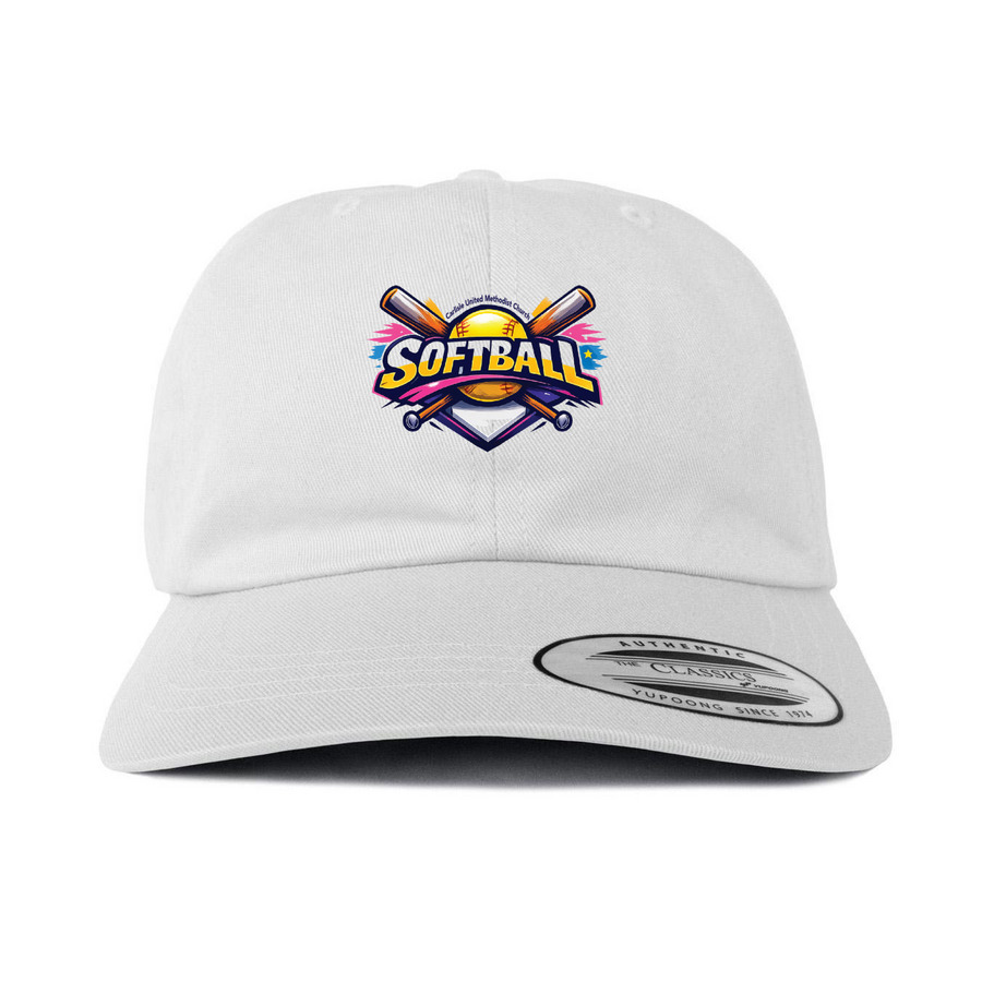 CUMC Softball cap, a White Printed Classic Baseball Cap