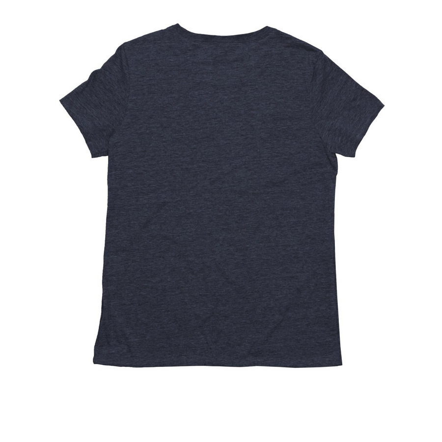 Music humor Ts-looking sharp, a Rebel Blue Allmade Eco Triblend Women?s Tee (back-view)