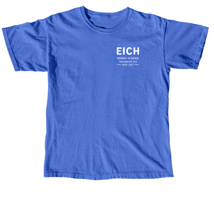 26/27 Advanced Art, a Flo Blue Comfort Colors Unisex Tee