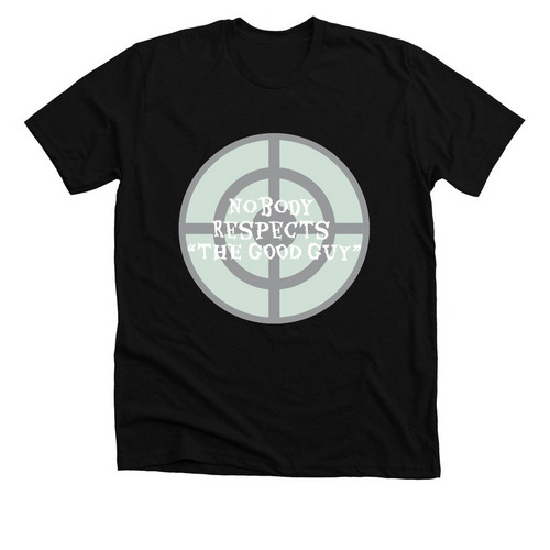 Nobody Respects ?THE GOOD GUY?., a Solid Black Blend Premium Unisex Tee