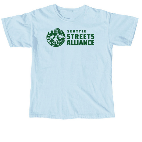 Seattle Streets Alliance Wearables, a Chambray Comfort Colors Unisex Tee