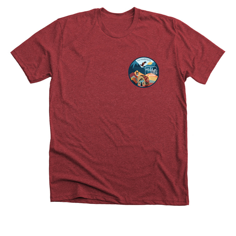 M?s All?, a Heather Canvas Red Premium Unisex Tee