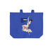 Pride 26 tote, a True Royal Cotton Canvas Tote Bag (back-view)