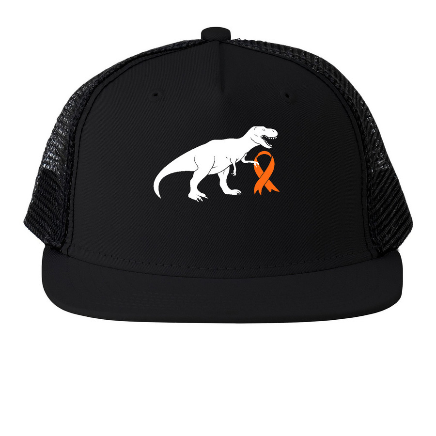 Trucker Hat, a Black Printed Trucker Hat