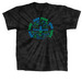 Give Time. Give Food. Give Hope., a Black Classic Tie Dye Tee