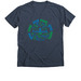 Give Time. Give Food. Give Hope., a Heather Navy Premium V-Neck Tee