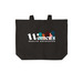 WHA Cotton Canvas Tote, a Deep Black Cotton Canvas Tote Bag