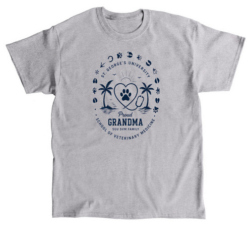 Training a Vet, Supported by Grandma, a Sport Grey Classic Unisex Tee