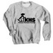 KHS Logo, a Sport Grey Crewneck Sweatshirt