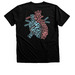 CVICU, a Black Heather Premium Unisex Tee (back-view)