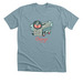 Jarvis Square Books Illustrated Tee&nbsp;, a Heather Blue Lagoon Premium Unisex Tee