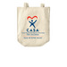 CASA Logo tote, a Natural Over-the-Shoulder Shopping Tote Bag