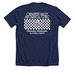 Doctor Car, a Solid Navy Blend Premium Unisex Tee (back-view)