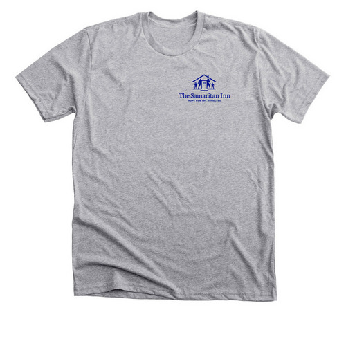 Samaritan Inn Love Your Neighbor Multi-Color, a Athletic Heather Premium Unisex Tee