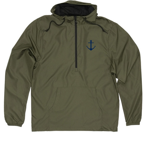Harbormaster Fundraiser, a Army Quarter-Zip Windbreaker