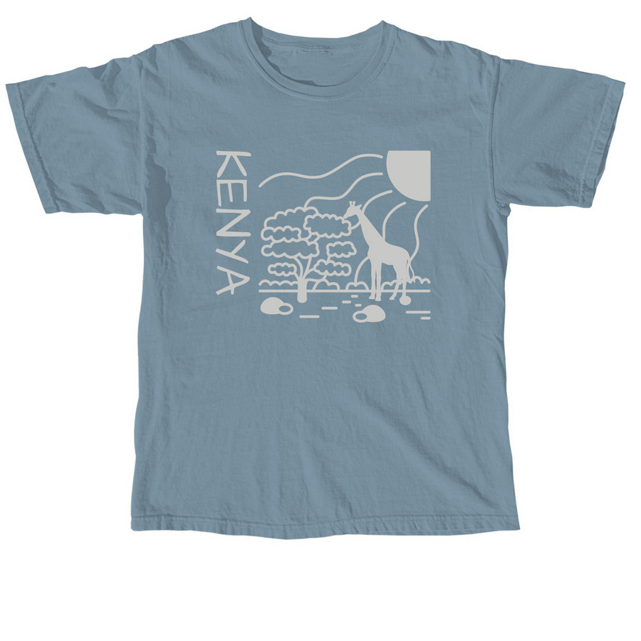 Medical Mission to Kenya, a Ice Blue Comfort Colors Unisex Tee