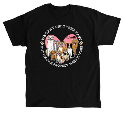 We can?t undo their past, a Black Classic Unisex Tee