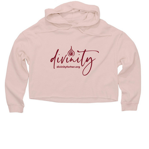 May is Menstrual Hygiene Month, a Blush Women?s Lightweight Cropped Hoodie