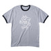 F3 PIZZA SAUP / 2026, a Athletic Heather/ Jet Black Cotton Ringer Tee