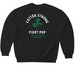 Sweatshirts, a Black Softstyle Crewneck Sweatshirt (back-view)