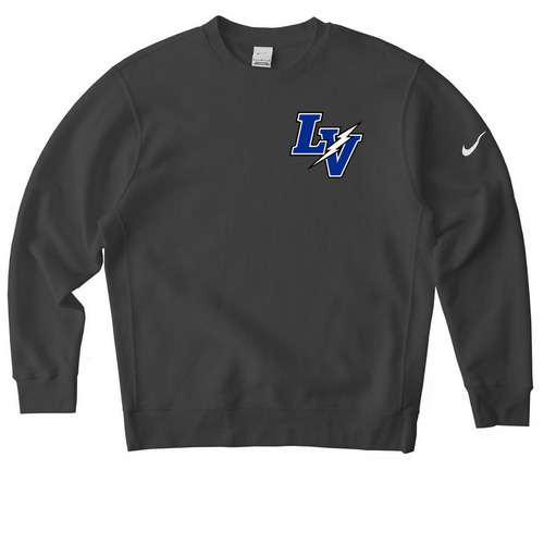 Athletic Wear - Small Logo, a Anthracite Nike Club Fleece Crewneck Sweatshirt