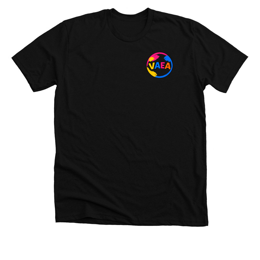 VA Art Ed Association 26, a Solid Black Blend Premium Unisex Tee