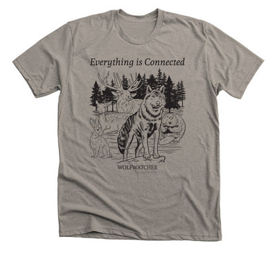 Wolf Awareness Week 2023, a Heather Stone Premium Unisex Tee