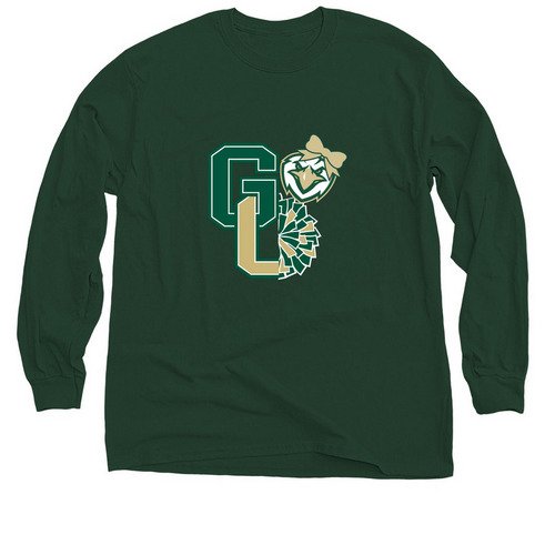 GO Pom, a Forest Green Classic Long Sleeve Tee