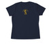 Lucas Lights The Way OMAS Activewear, a True Navy Women's Performance Tee (back-view)