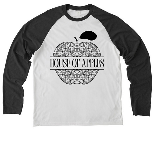 raglan shirt, a Space Black/ Bright White Allmade Eco Triblend Colorblock Raglan Long Sleeve Tee