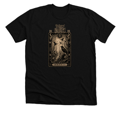 Crows: The House of Omens, a Solid Black Blend Premium Unisex Tee