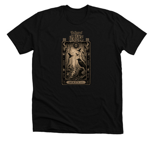 Crows: The House of Omens, a Solid Black Blend Premium Unisex Tee