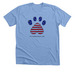Taylum's Tees ? Paw it forward, a Heather Carolina Blue Premium Unisex Tee